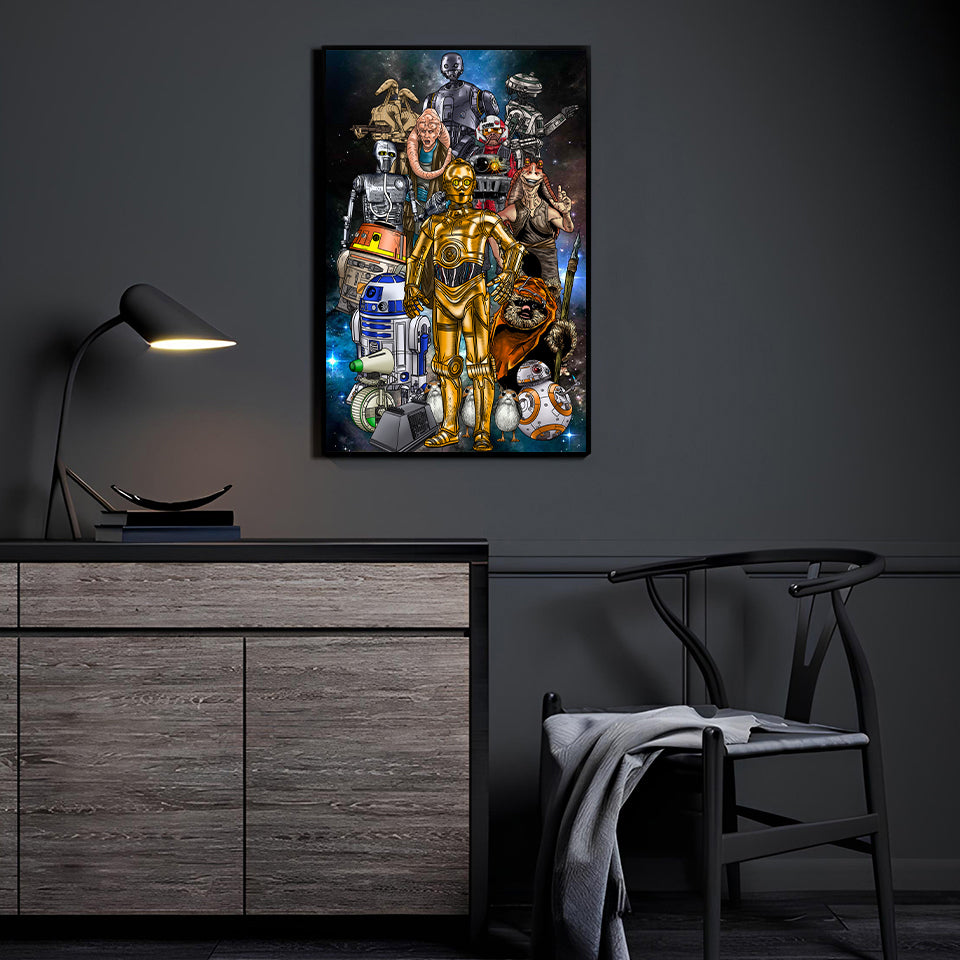 Galactic Sidekicks Wall Art