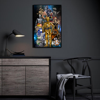 Galactic Sidekicks Wall Art