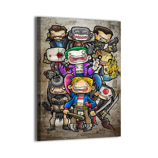 Suicide Squad Chubbies Wall Art