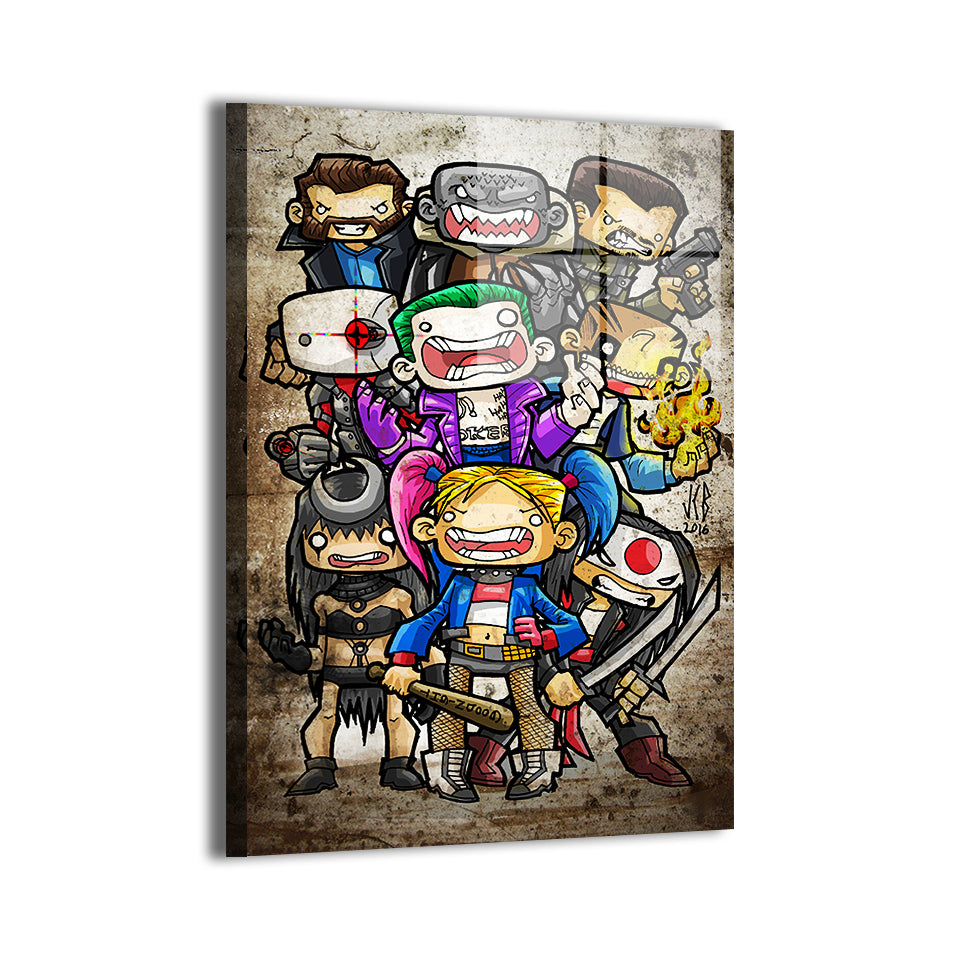 Suicide Squad Chubbies Wall Art