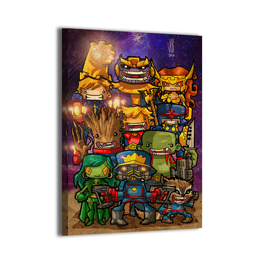 Galaxy Goofballs Wall Art