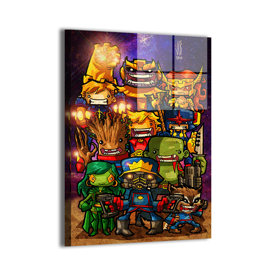 Galaxy Goofballs Wall Art