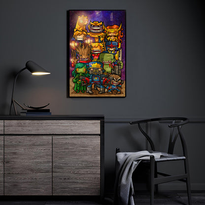 Galaxy Goofballs Wall Art