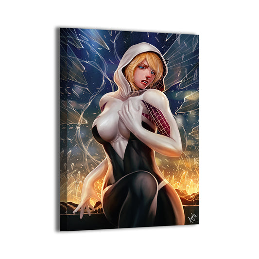 Shattered Web Wall Art