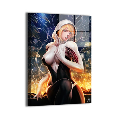 Shattered Web Wall Art