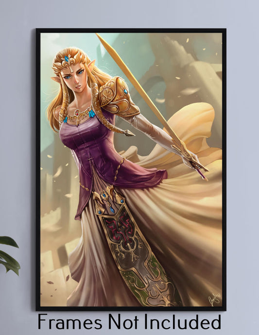 Princess Zelda Wall Art