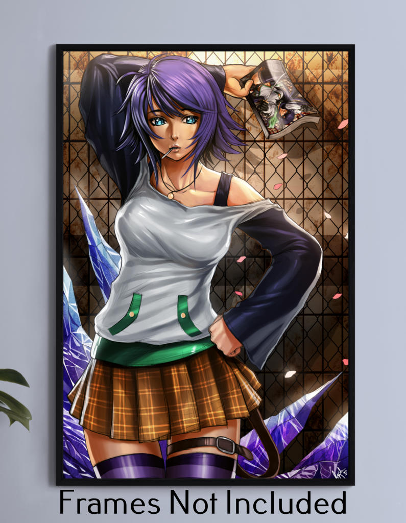 Rosario + Vampire Mizore Shirayuki Wall Art