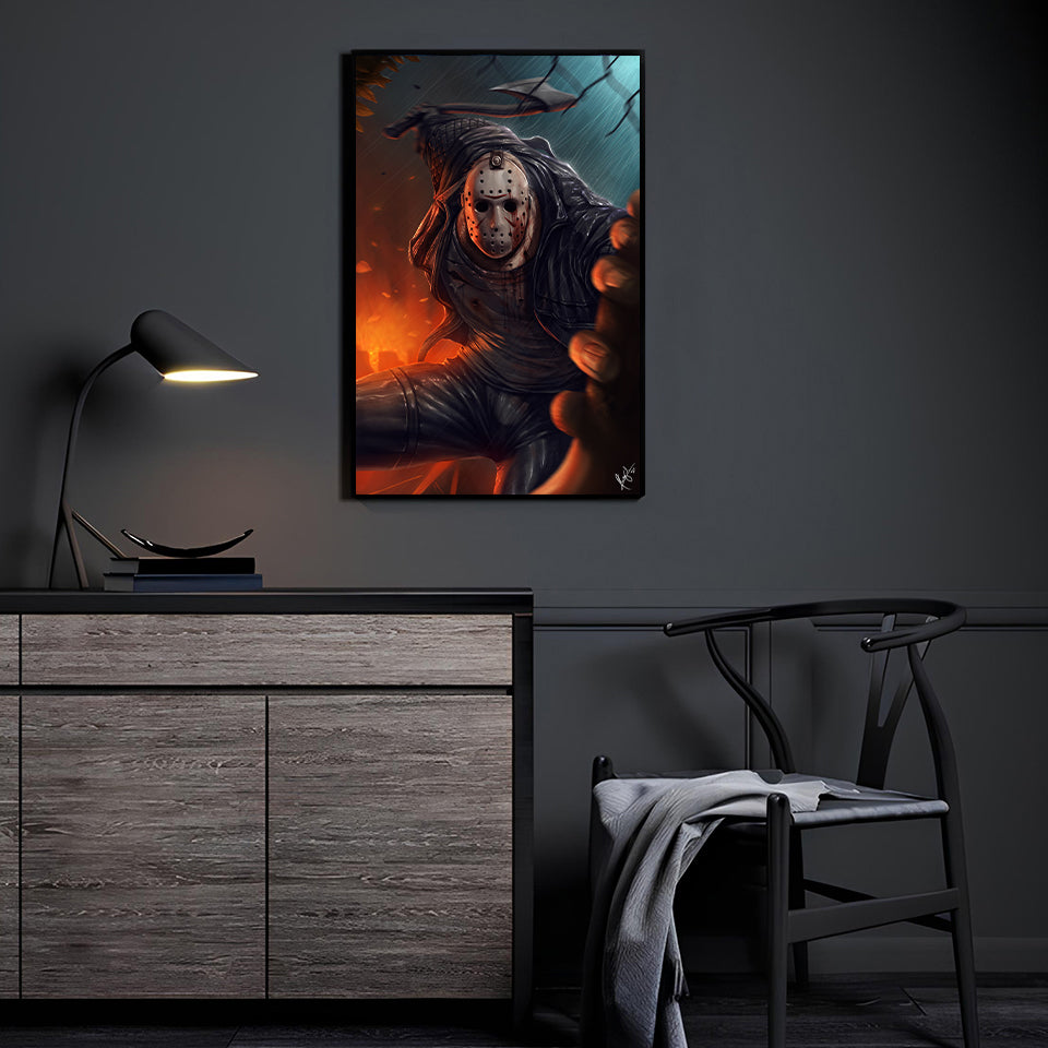 Blood Moon Slayer Wall Art
