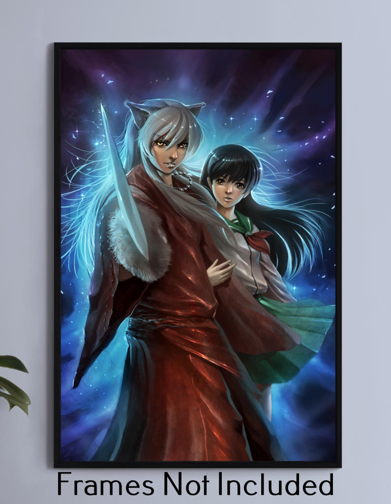 Inuyasha and Kagome Wall Art