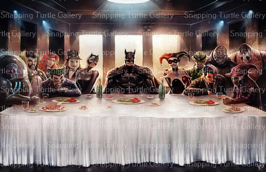 Batman Last Supper - Snapping Turtle Gallery