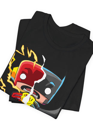 034 Flashpoint button batman and flash