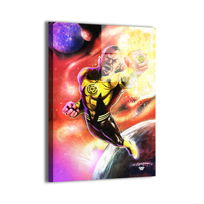 Yellow Lantern Wall Art