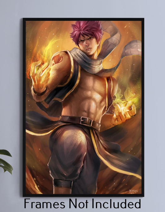 Natsu Dragneel Wall Art