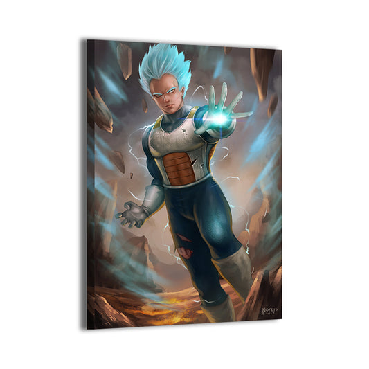Super Saiyan Blue Vegeta Wall Art
