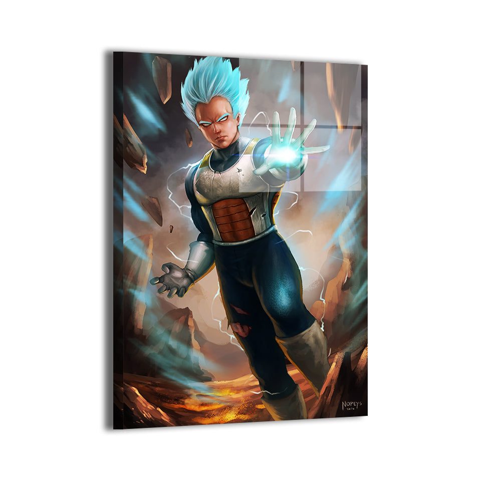 Super Saiyan Blue Vegeta Wall Art