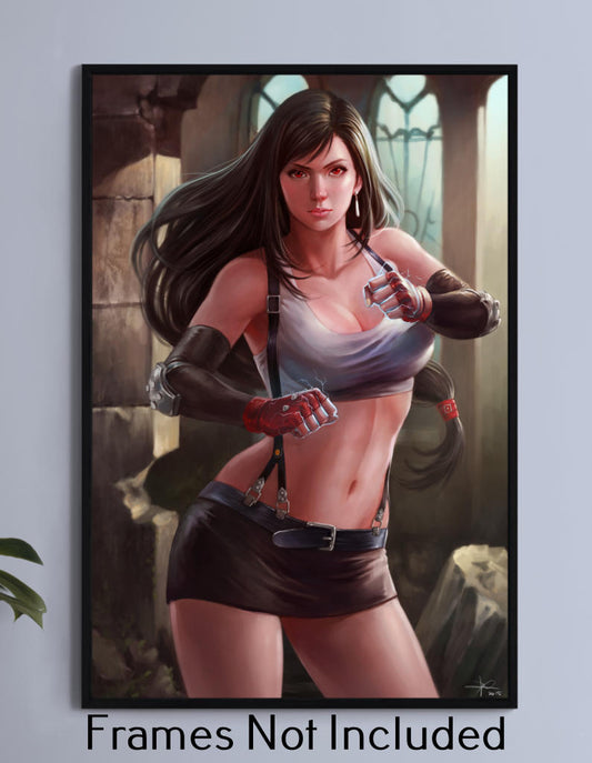 Final Fantasy Tifa Wall Art