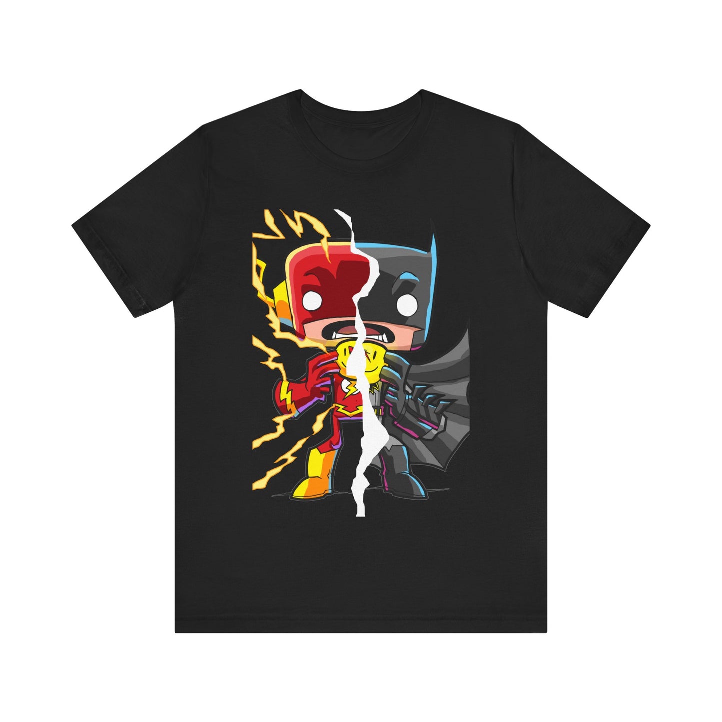 Batman Flash Pin Chibi T-shirt