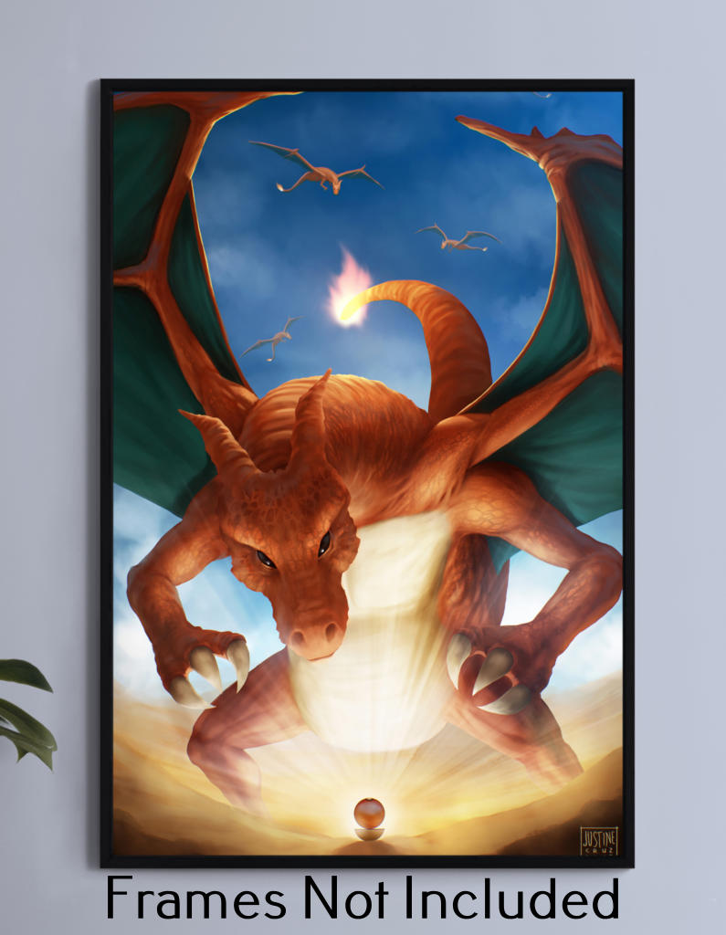 Charizard I choose you Wall Art