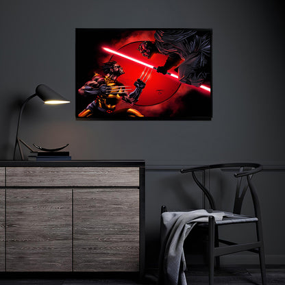 Crossover Clash Wall Art