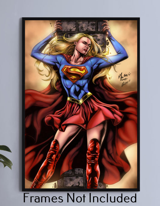 sexy hero pose Wall Art