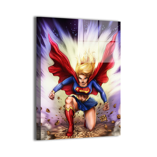 Superhero Landing Wall Art
