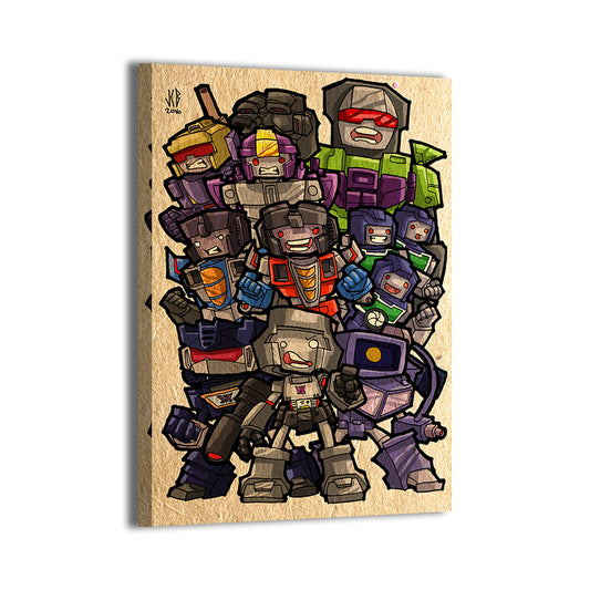 Chibi Decepticons Wall Art