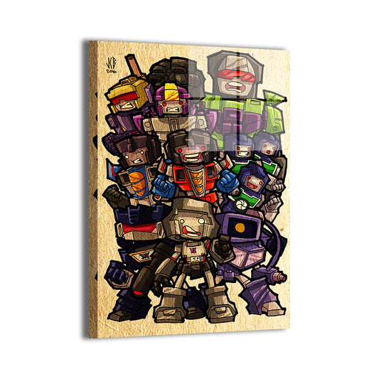 Chibi Decepticons Wall Art