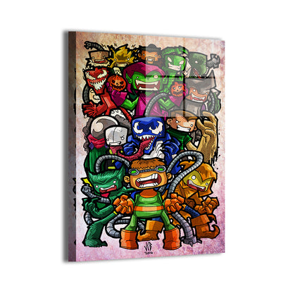 Chibi Villains Wall Art