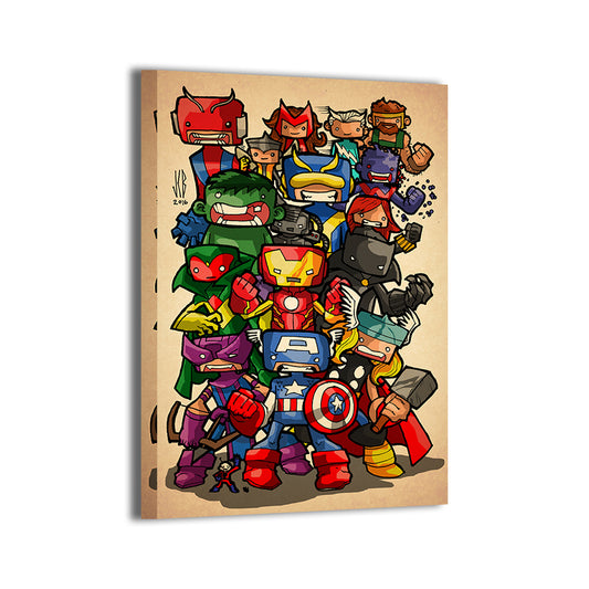 Avengers Tiny Titans Wall Art