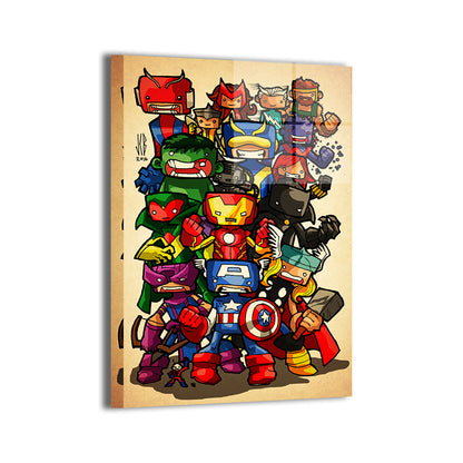 Mighty Heroes Wall Art