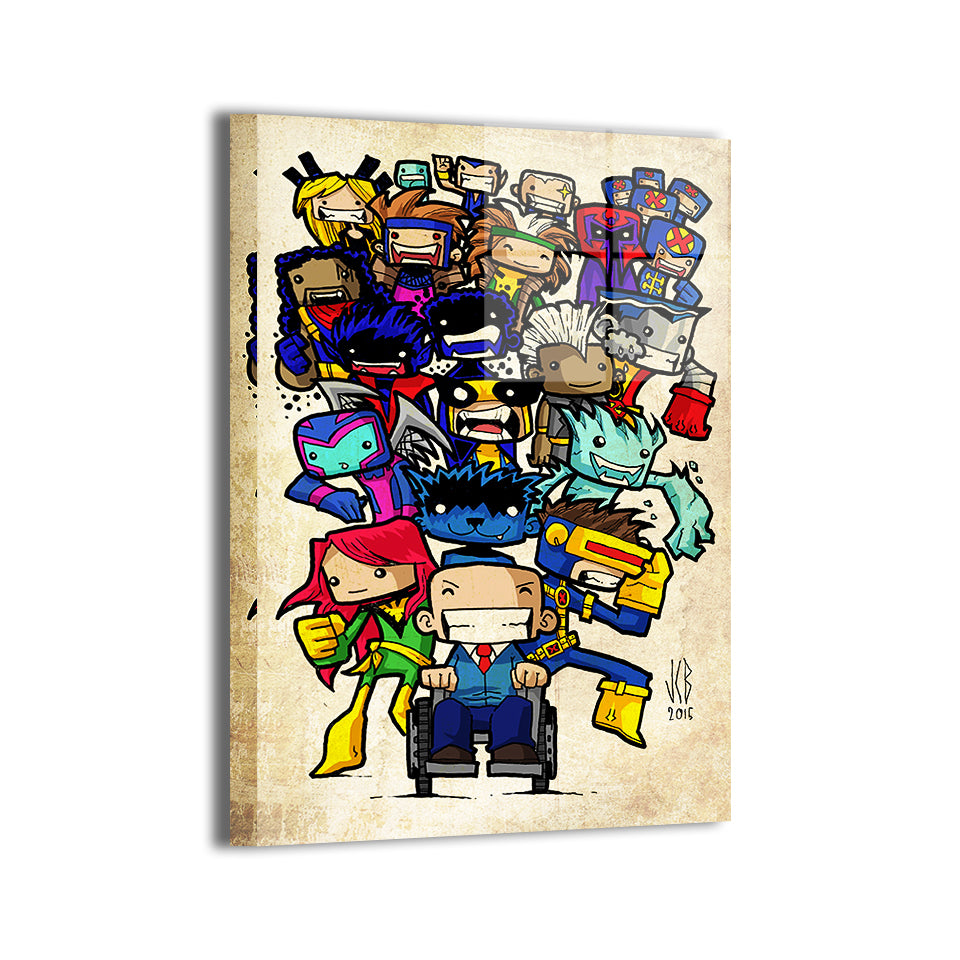 X-Chibis United Wall Art