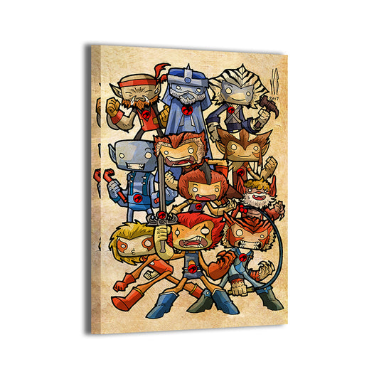 Thundercats Hero's Chubbies Wall Art