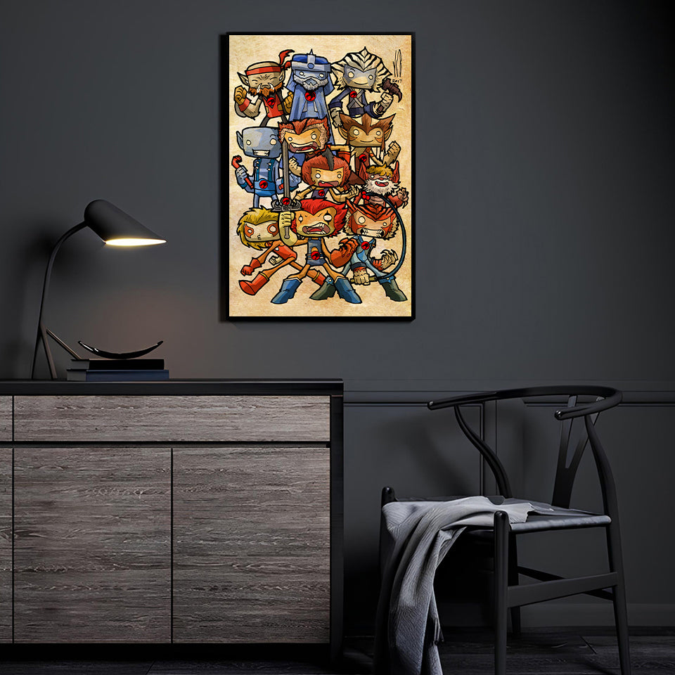 Thundercats Hero's Chubbies Wall Art
