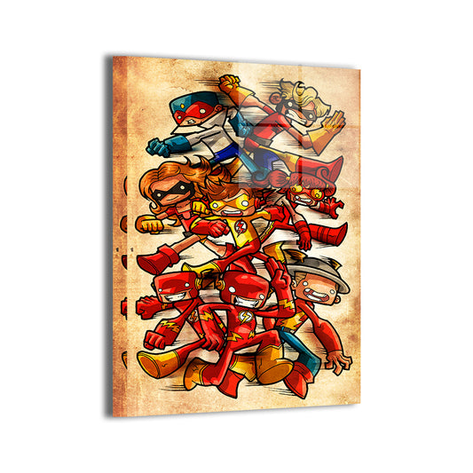 Flash Family Chubbies Wall Art