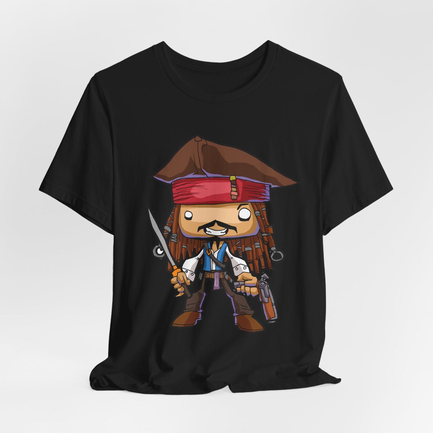 Pirates Of The Caribbean Captain Jack Sparrow Chibi T-Shirt