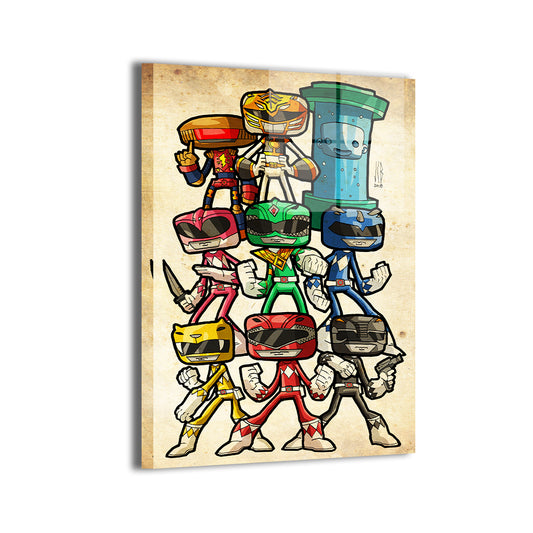 Power Rangers Chubbies Wall Art