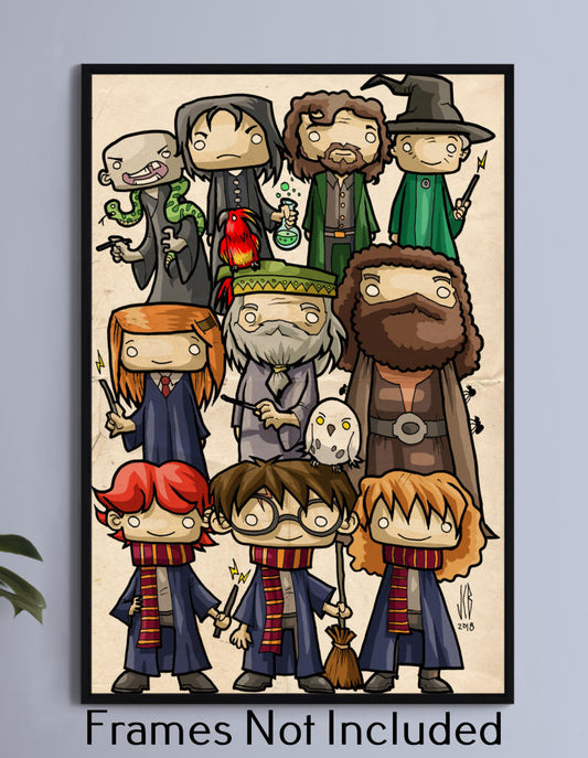 Harry Potter Chubbies Wall Art