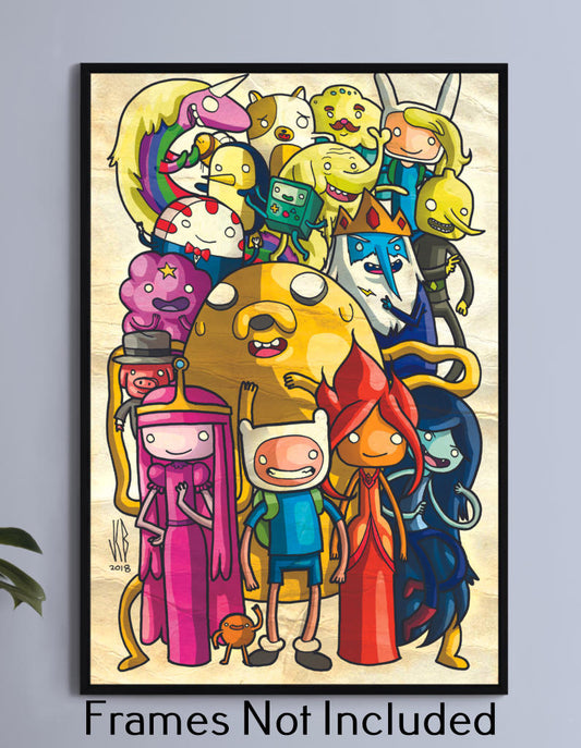 Adventure Time Chubbies Wall Art