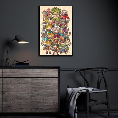 Universe Chibi Wall Art