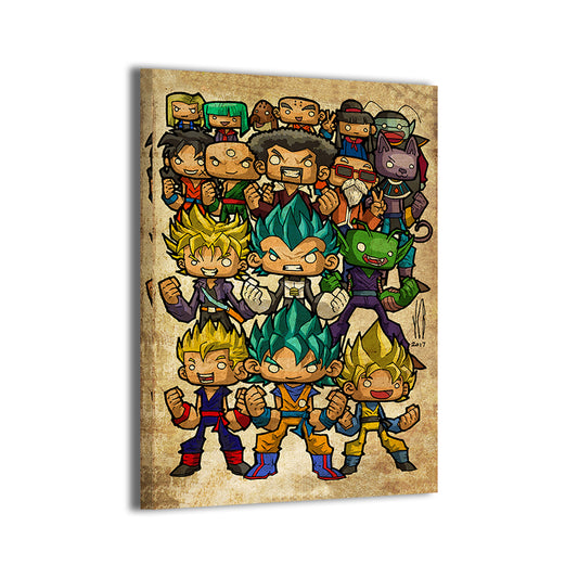 Chibi Super Force Wall Art