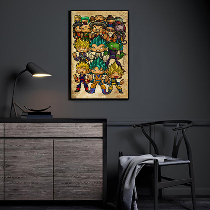 Chibi Super Force Wall Art