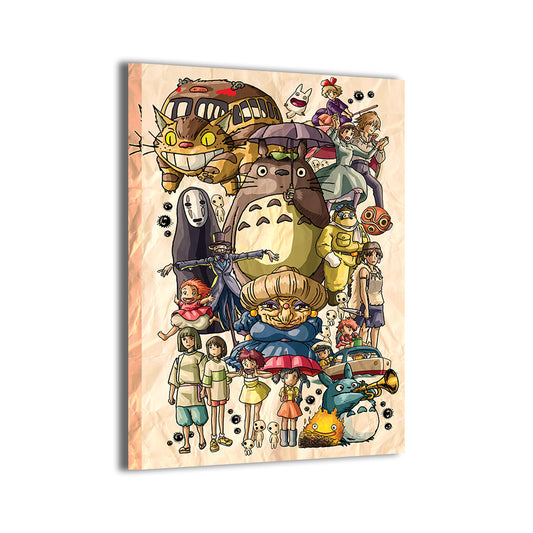 Studio Ghibli Chubbies Wall Art