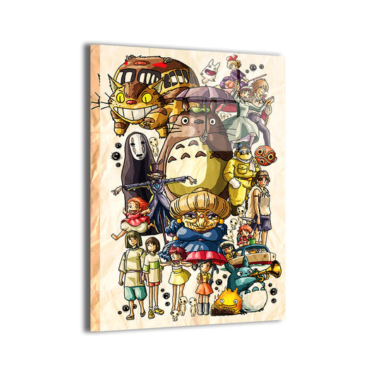 Studio Ghibli Chubbies Wall Art