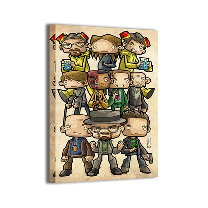 Chemical Chaos Chibis Wall Art