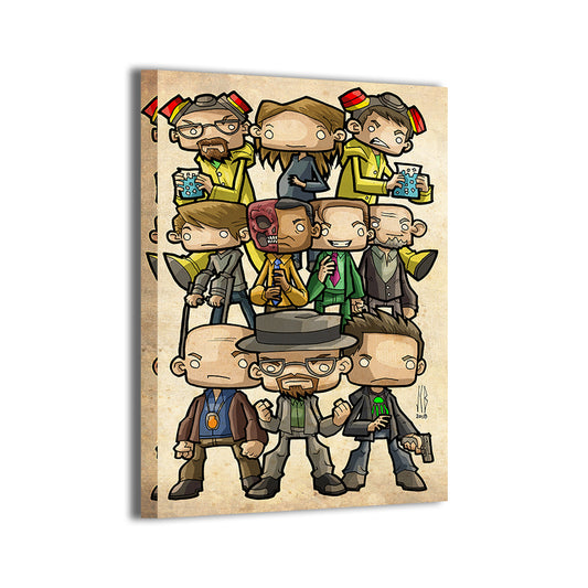 Chemical Chaos Chibis Wall Art