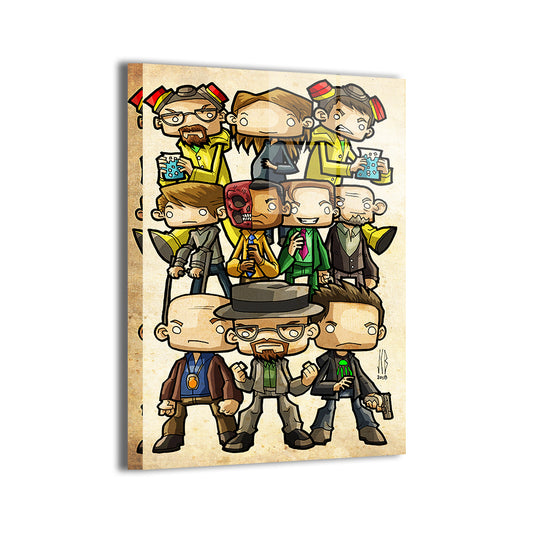 Chemical Chaos Chibis Wall Art