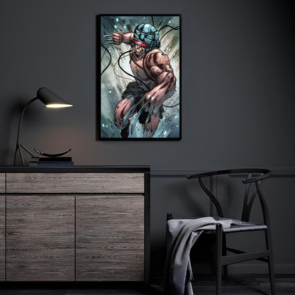  Weapon X Wolverine breaks free in this intense 11x17 comic artwork by Carlos Ramos and Nestor Redulla Jr.