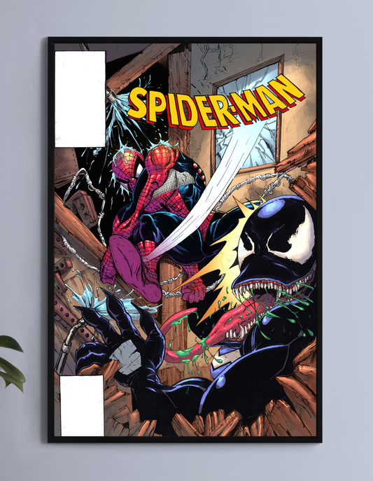 Spider-Man Vs Venom Wall Art