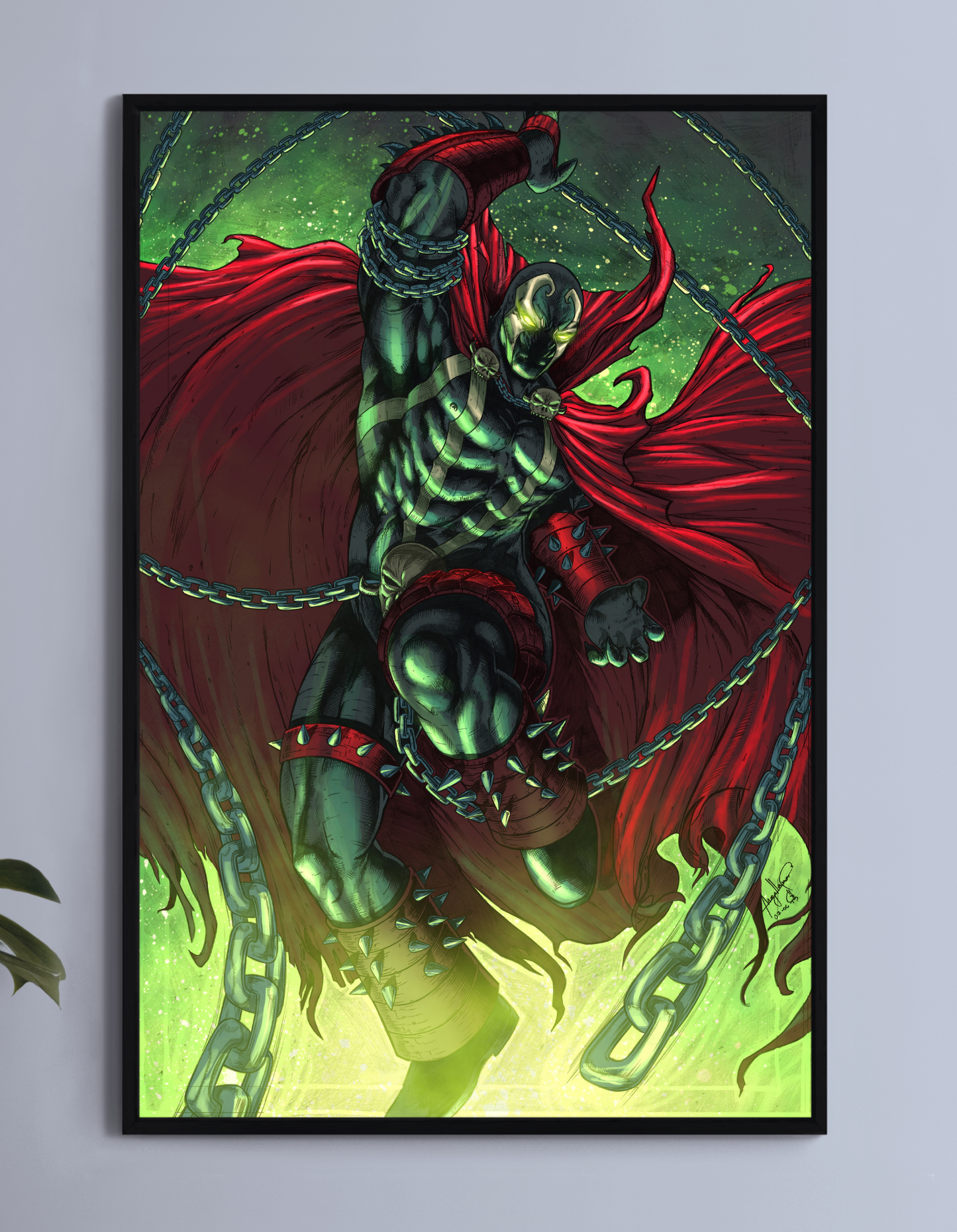 Hell Flames Wall Art