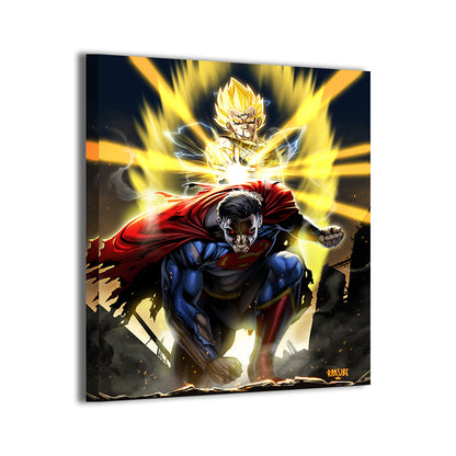 Broken Justice Clash Wall Art